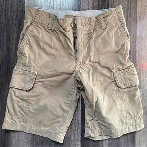 Boys Khaki Cargo Shorts